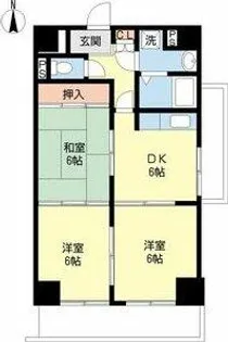 リージョン妙音【9階】の間取り
