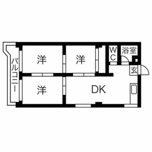 第2協和コーポ【601号室】の間取り