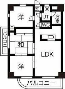 レジデンスMAX【5階】の間取り