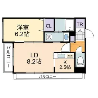 ラピス山の手【2階】の間取り