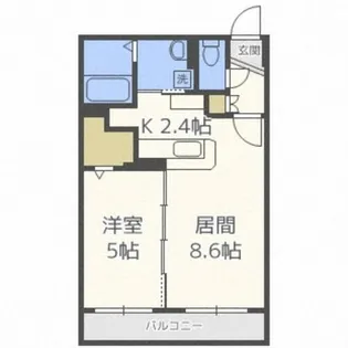 シナモン【3階】の間取り