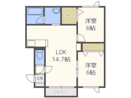 シェーン【1階】の間取り