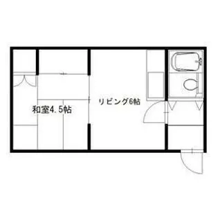 コーポカトレア【1号室】の間取り