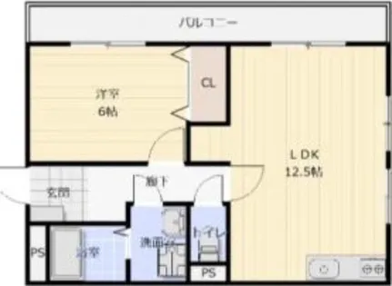 福岡県福岡市南区塩原1丁目【マンション】の間取り