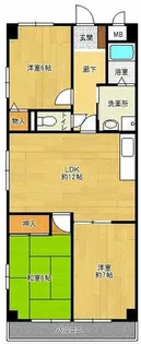 メゾンヴェール中尾Ⅰ【501号室】の間取り