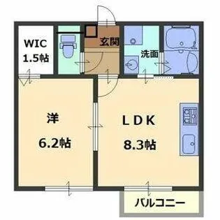 ライラック【1階】の間取り