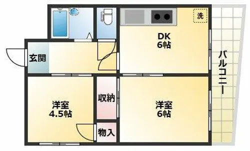 NKNマンション【3階】の間取り