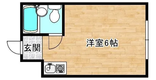 大阪府大阪市生野区中川西3丁目【マンション】の間取り