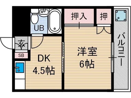 山本マンション【2階】の間取り
