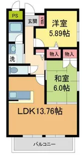 ALIVIO(アリビオ)【5階】の間取り