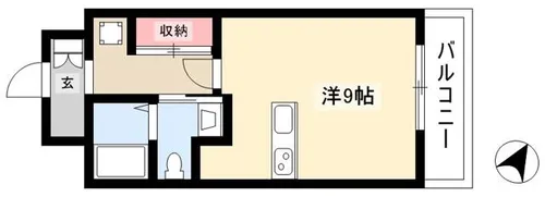 イデア新城【5E号室】の間取り