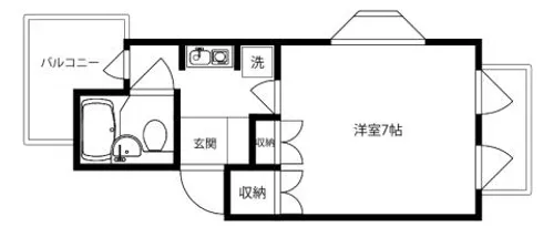 アーサー弐番館【202号室】の間取り