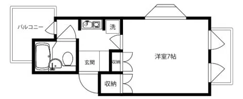 アーサー弐番館【202号室】の間取り