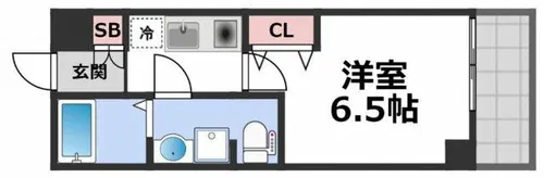 SWISS京橋【10階】の間取り
