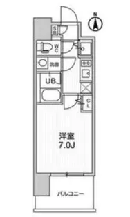 La Douceur 北巽【1105号室】の間取り