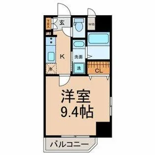axis meisei【3階】の間取り