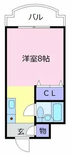 大阪府大阪狭山市半田6丁目【マンション】の間取り