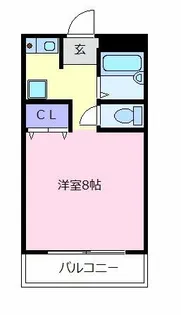 大阪府羽曳野市野々上5丁目【アパート】の間取り
