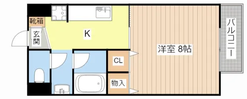 ピァーズ アーク北芹【105号室】の間取り