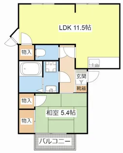 ビレッジ・グリーングラス【101号室】の間取り