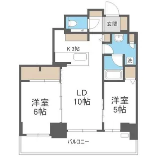 クリオ札幌北1条【7階】の間取り