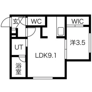 Sapporo House【1階】の間取り