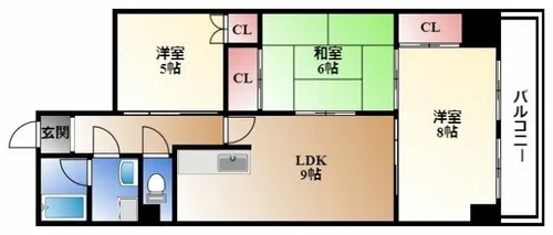 グレイシス葵【3階】の間取り