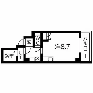 ガストハウス今池【3階】の間取り