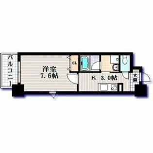 The Residence Imaike【3階】の間取り