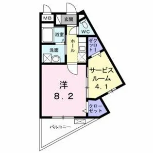 レジデンス U【1階】の間取り