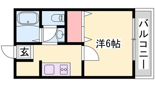 TIA【201号室】の間取り