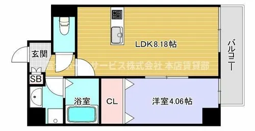 アクセル・カクエイ【703号室】の間取り