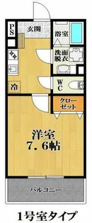 EXハイツ南新町Ⅱ【1階】の間取り