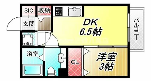 アクアコート【2階】の間取り