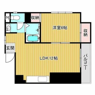 ラパンジール住吉大社【2階】の間取り