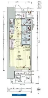 大阪府大阪市淀川区西中島1丁目【マンション】の間取り