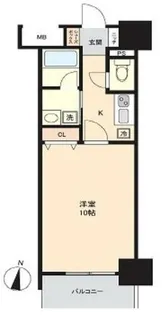 大阪府大阪市淀川区宮原4丁目【マンション】の間取り