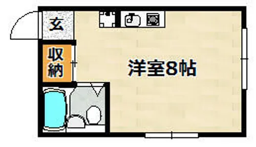 中道ハイツ【201号室】の間取り