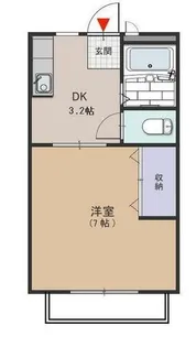 天美参番館【2階】の間取り