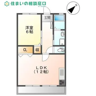 愛知県岡崎市筒針町字上川田【マンション】の間取り