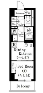 大阪府大阪市北区紅梅町【マンション】の間取り