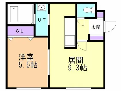 inizio【101号室】の間取り