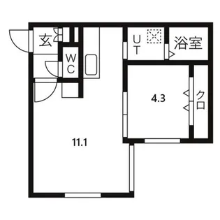 北海道札幌市手稲区前田五条15丁目【マンション】の間取り