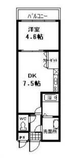 大阪府堺市西区浜寺石津町中3丁【アパート】の間取り