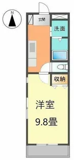 M HOUSEⅠ【6階】の間取り