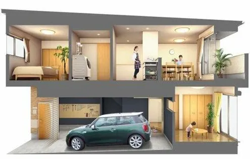 愛知県小牧市大字西之島【テラスハウス】の外観