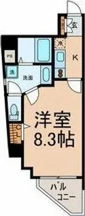 スカイコート葵【6階】の間取り