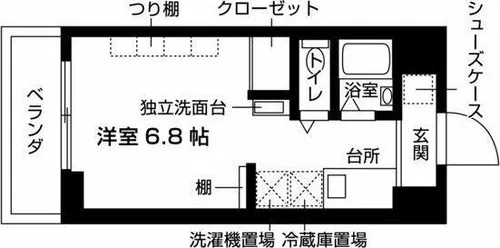 ジュネスコート桜山【9階】の間取り