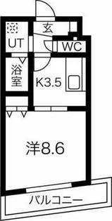 ル・シャンパーニュ【2階】の間取り