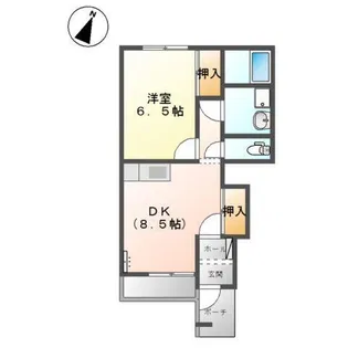 レコルテ【1階】の間取り